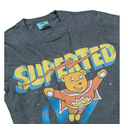 Charcoal - Back - SuperTed Unisex Adult T-Shirt