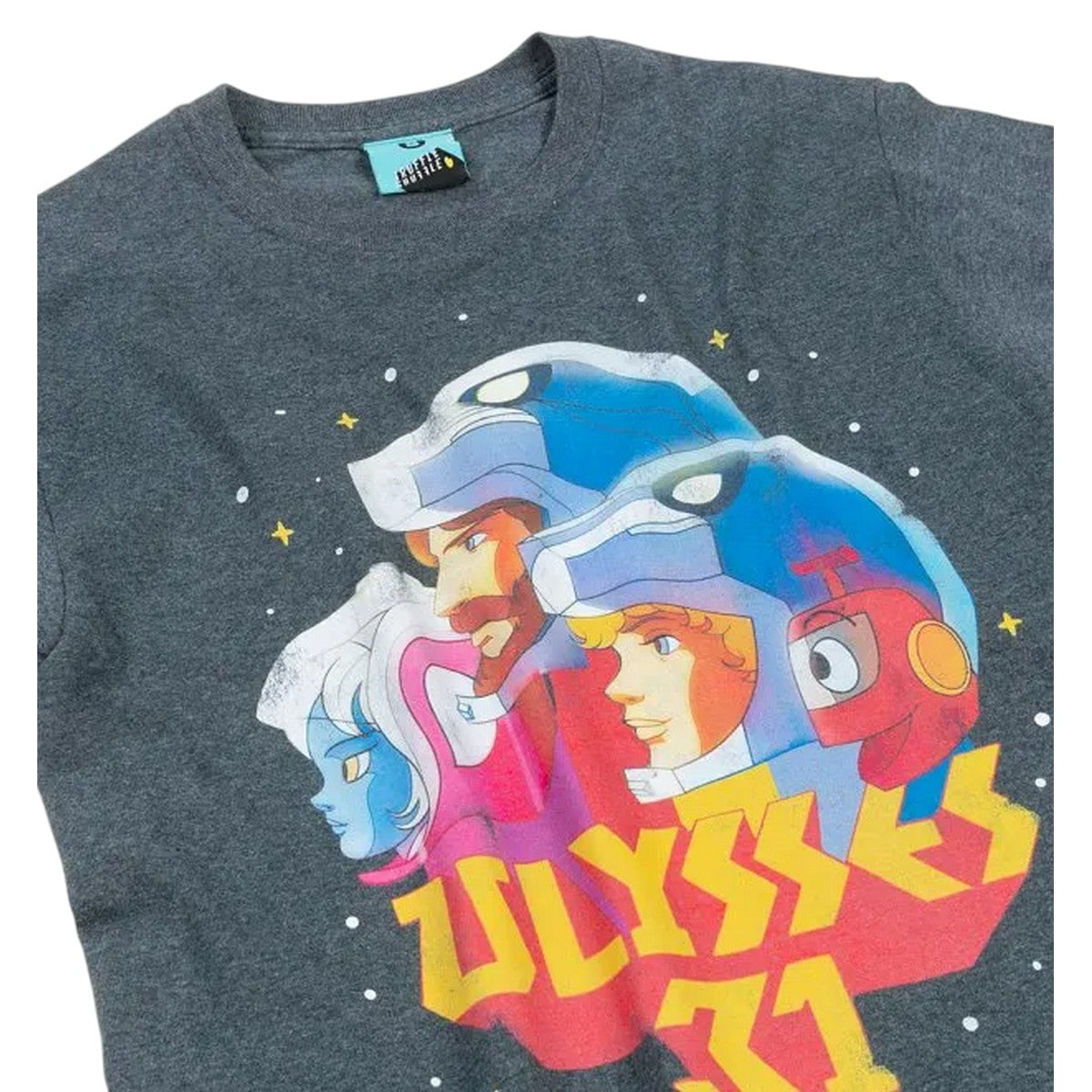 Charcoal Marl - Back - Ulysses 31 Unisex Adult T-Shirt