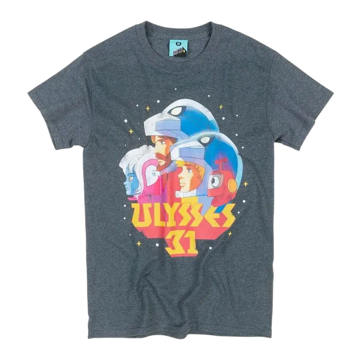 Charcoal Marl - Front - Ulysses 31 Unisex Adult T-Shirt