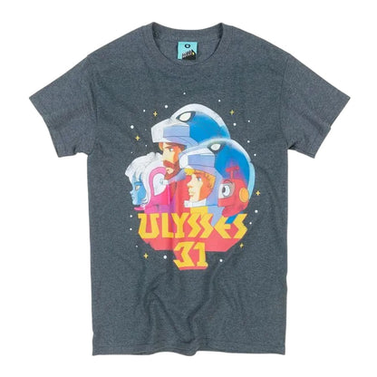 Charcoal Marl - Front - Ulysses 31 Unisex Adult T-Shirt