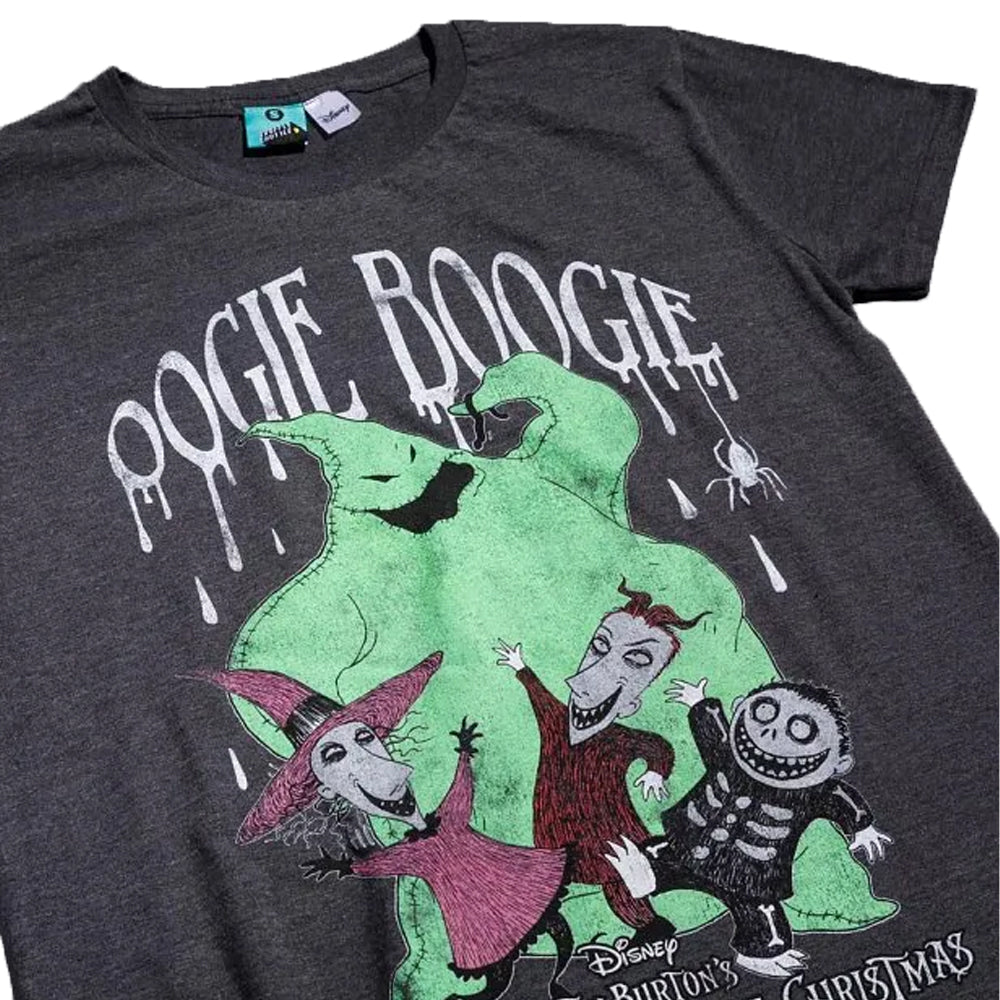 Black-Green - Side - The Nightmare Before Christmas Unisex Adult Oogie Boogie T-Shirt