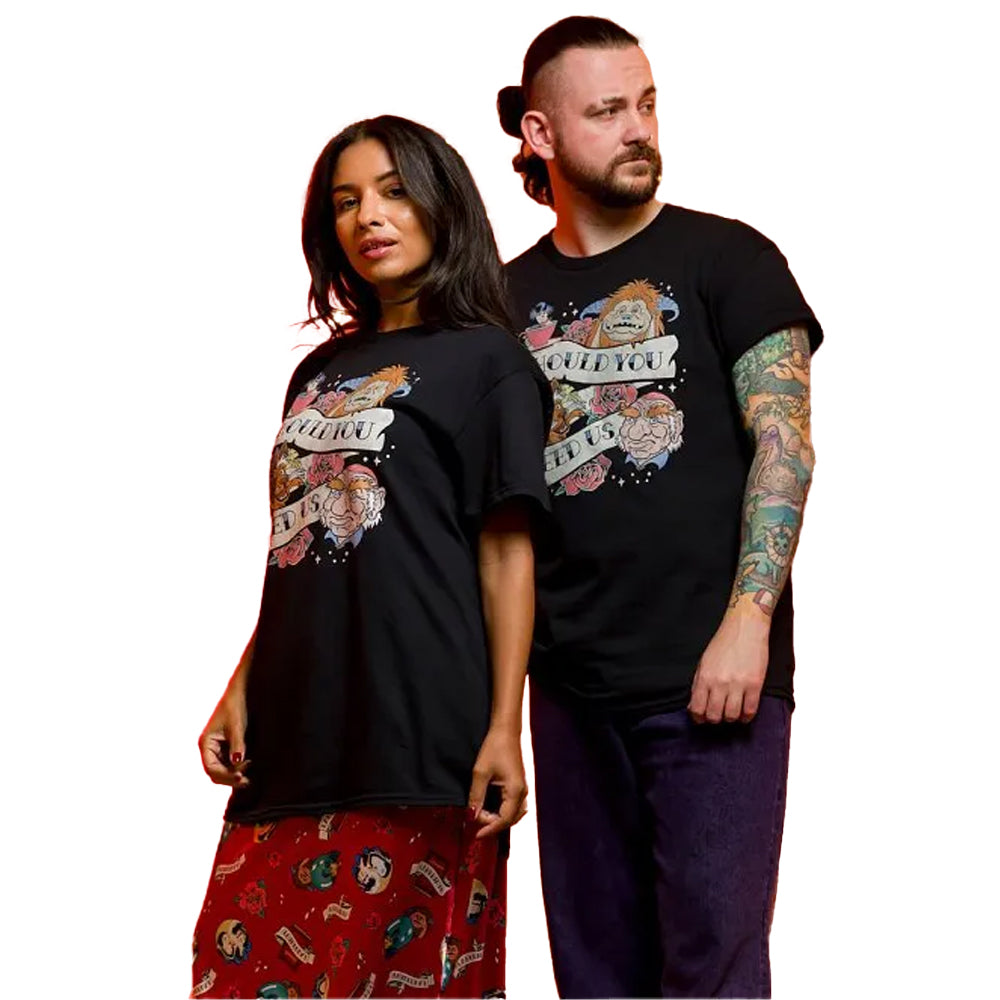 Black-Charcoal - Lifestyle - Labyrinth Unisex Adult Should You Need Us T-Shirt