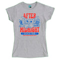Grey - Front - Gremlins Womens-Ladies After Midnight Snack Bar Fitted T-Shirt