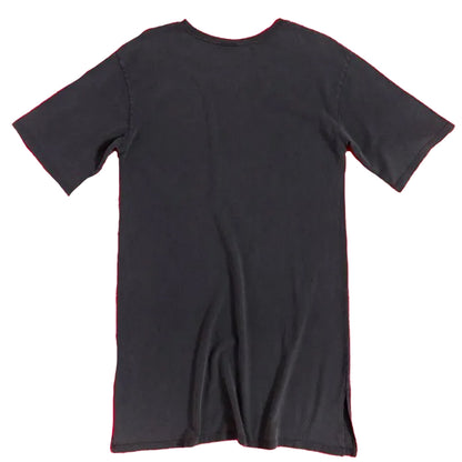 Black-Charcoal - Back - Die Hard Womens-Ladies Inspired Nakatomi Plaza T-Shirt Dress