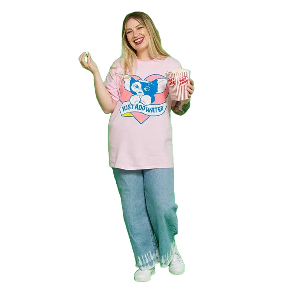 Pink - Lifestyle - Gremlins Unisex Adult Cute Just Add Water Gizmo T-Shirt