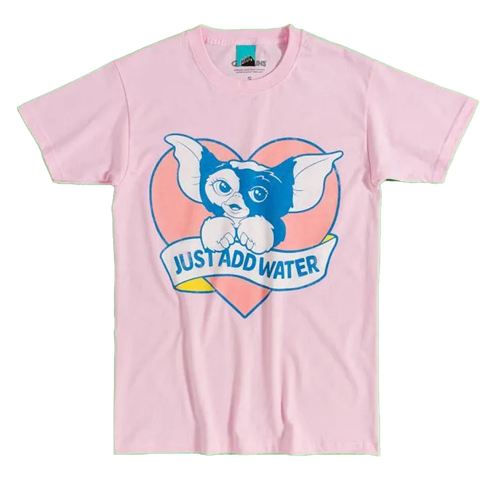 Pink - Front - Gremlins Unisex Adult Cute Just Add Water Gizmo T-Shirt