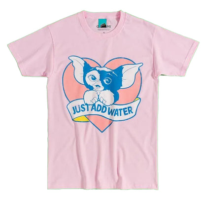Pink - Front - Gremlins Unisex Adult Cute Just Add Water Gizmo T-Shirt