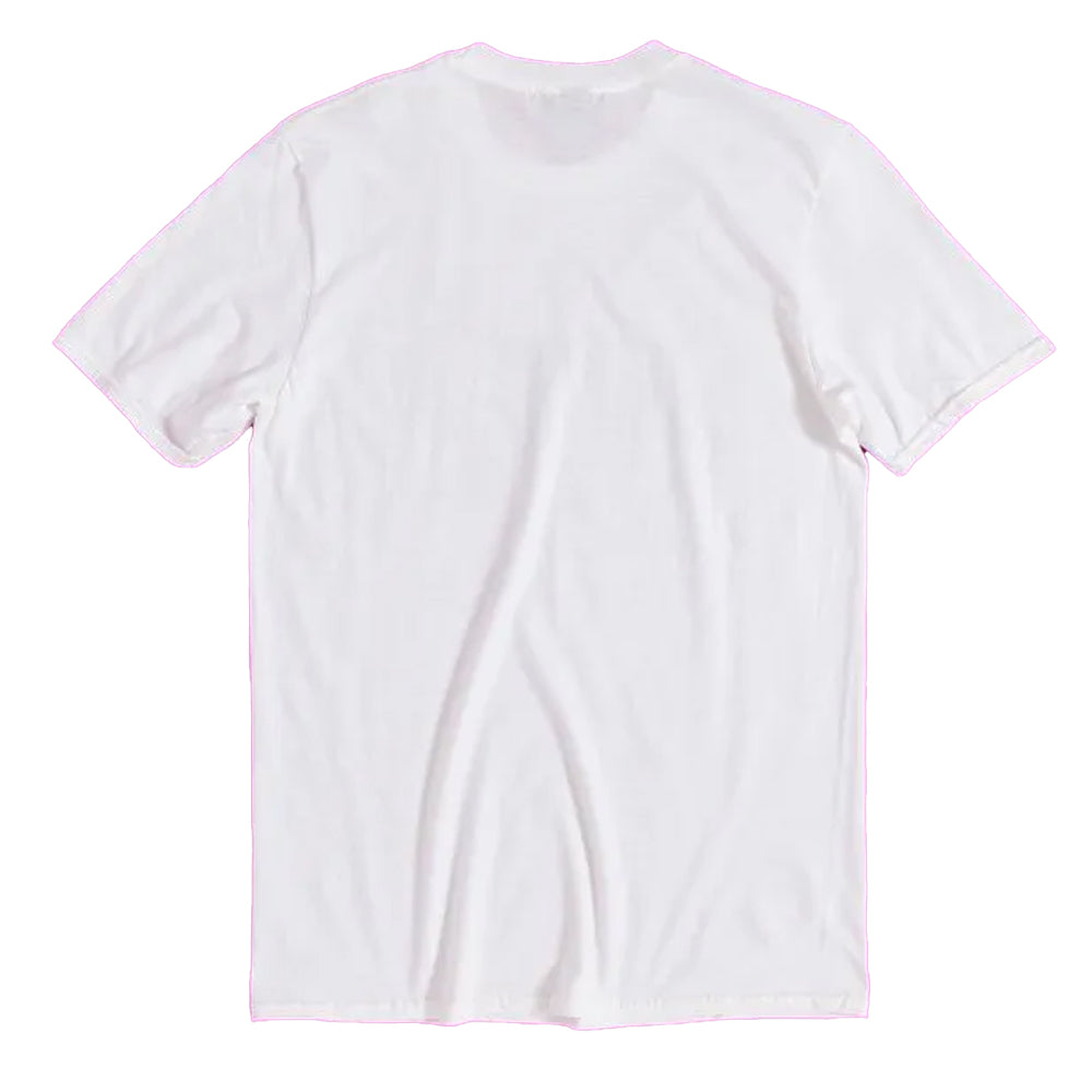 White - Back - Gremlins Unisex Adult Cyber Stripe & Gizmo T-Shirt
