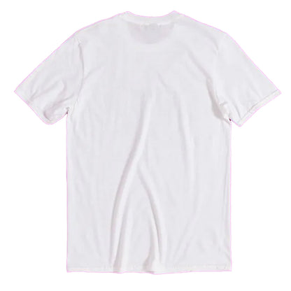 White - Back - Gremlins Unisex Adult Cyber Stripe & Gizmo T-Shirt