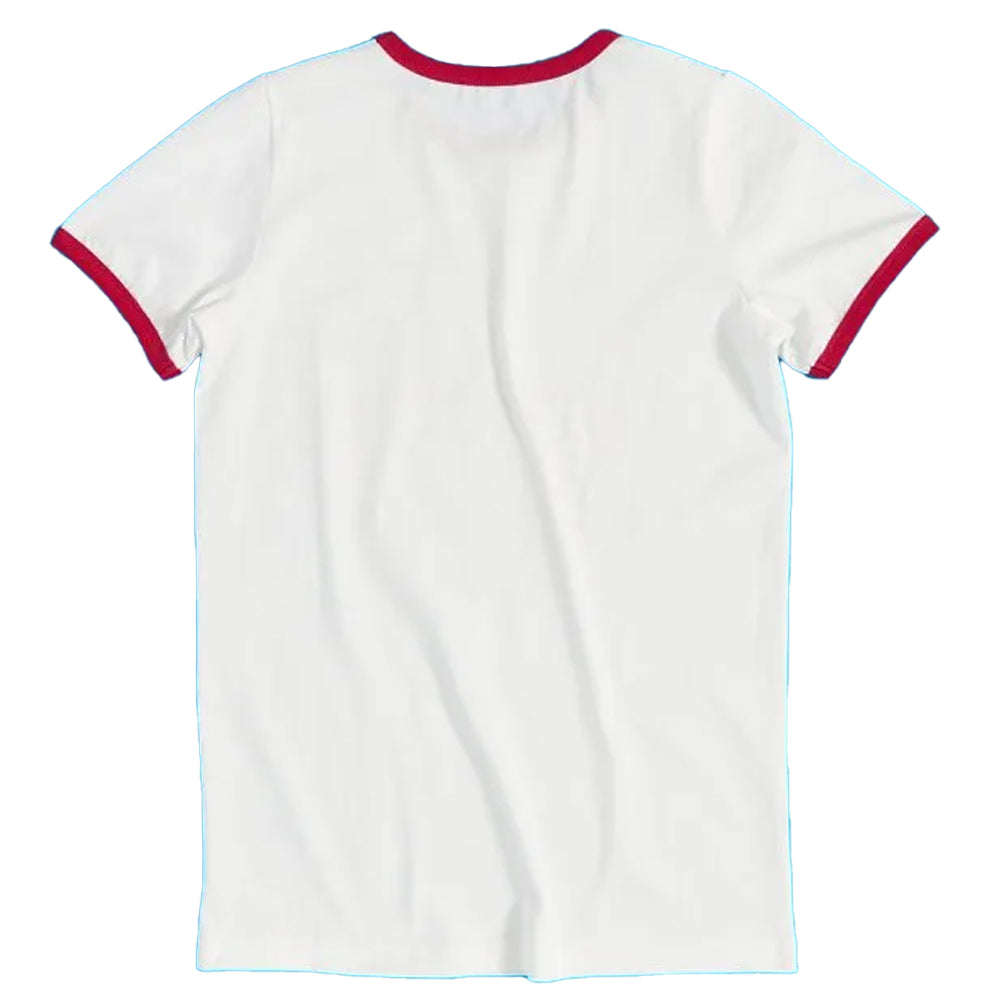 White - Back - Cars Unisex Adult Towing And Salvage Tow Mater Ringer T-Shirt