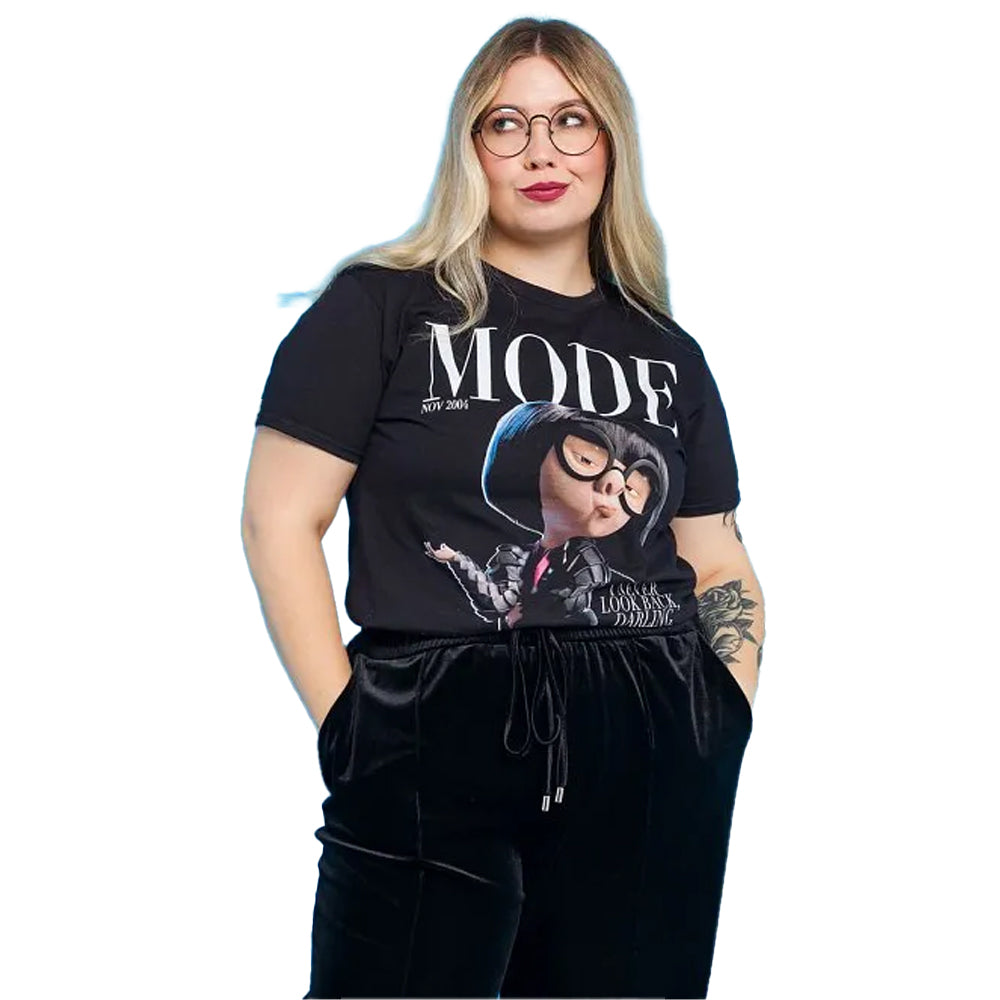 Black - Lifestyle - The Incredibles Unisex Adult I Never Look Back Darling Edna Mode T-Shirt
