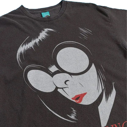 Charcoal - Side - The Incredibles Unisex Adult Edna Mode Vintage Wash T-Shirt
