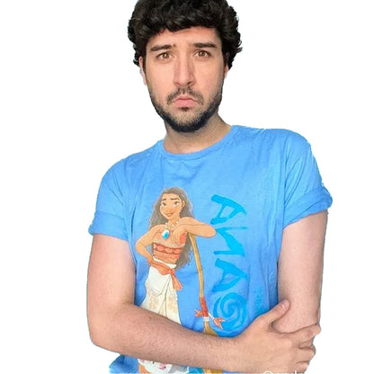 Blue - Lifestyle - Moana Unisex Adult Cotton T-Shirt