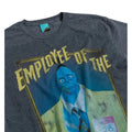 Dark Grey Marl - Side - Beetlejuice Unisex Adult Employee Of The Millennium Bob T-Shirt