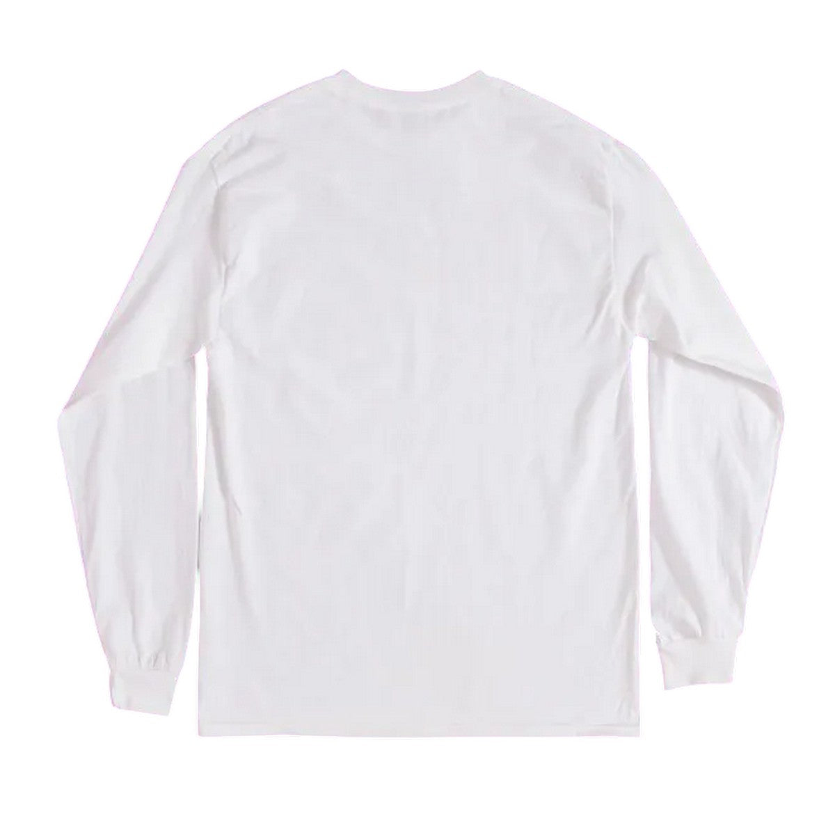 White-Off White - Back - Labyrinth Unisex Adult Fireys Flame Logo Long-Sleeved T-Shirt
