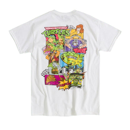 White - Back - Teenage Mutant Ninja Turtles Unisex Adult Comic Back Print T-Shirt
