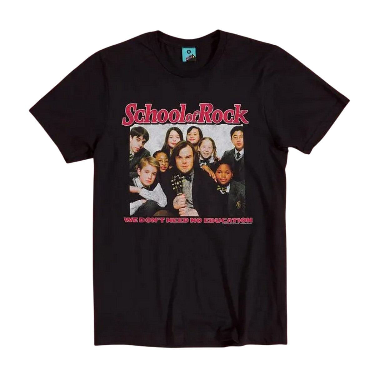 Black - Front - School of Rock Unisex Adult We Don´t Need No Education T-Shirt
