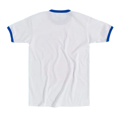 White - Back - Toy Story Unisex Adult Pizza Planet Alien Ringer T-Shirt