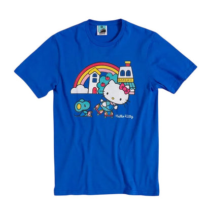 Blue - Front - Hello Kitty Unisex Adult Fine Day T-Shirt