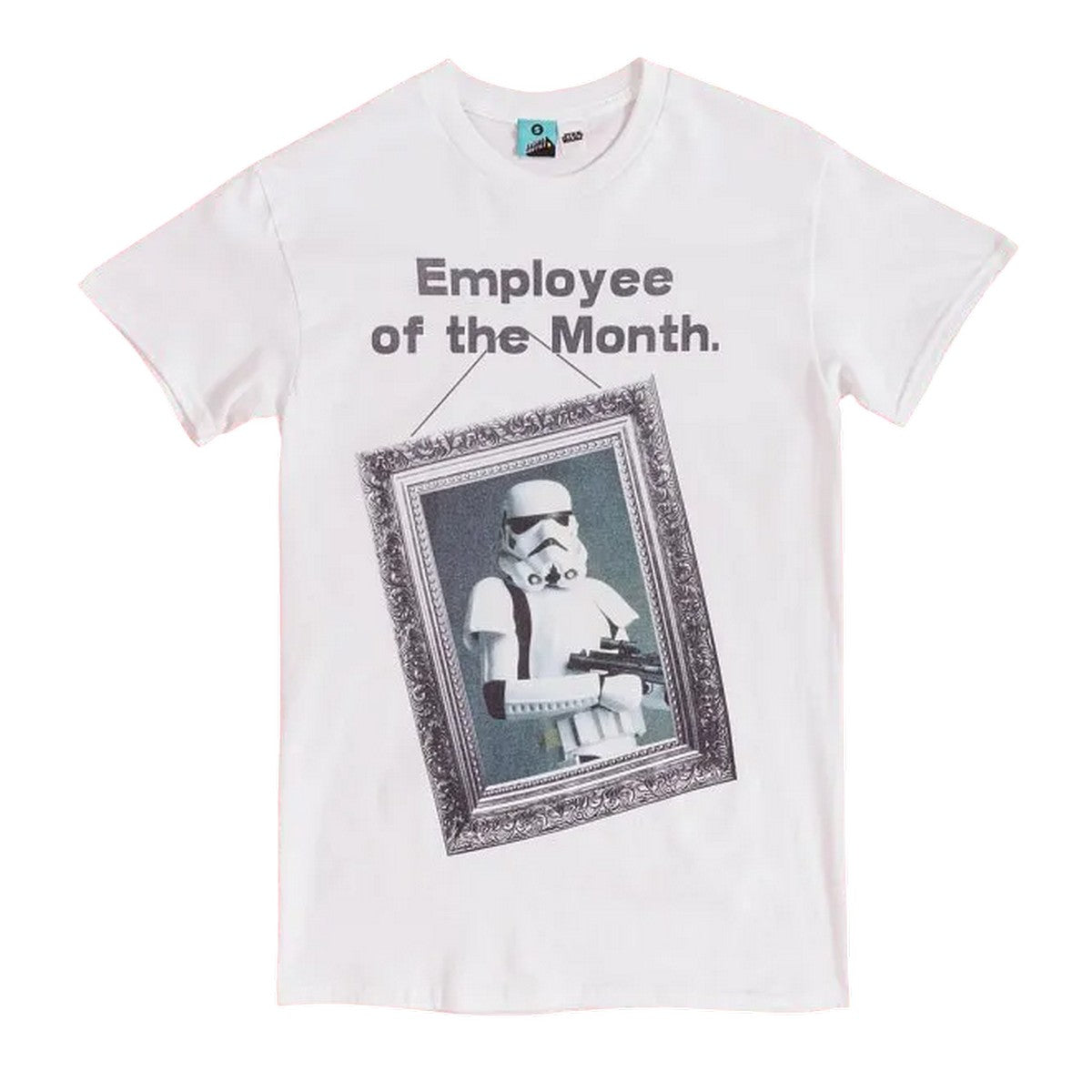 White - Front - Star Wars Unisex Adult Employee Of The Month Stormtrooper T-Shirt