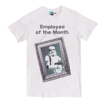 White - Front - Star Wars Unisex Adult Employee Of The Month Stormtrooper T-Shirt