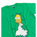 Hedge Green - Side - The Simpsons Unisex Adult Homer Simpson T-Shirt