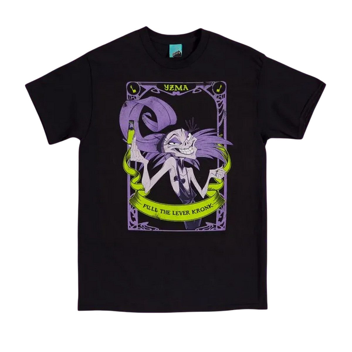 Black - Front - The Emperor´s New Groove Unisex Adult Yzma Tarot T-Shirt