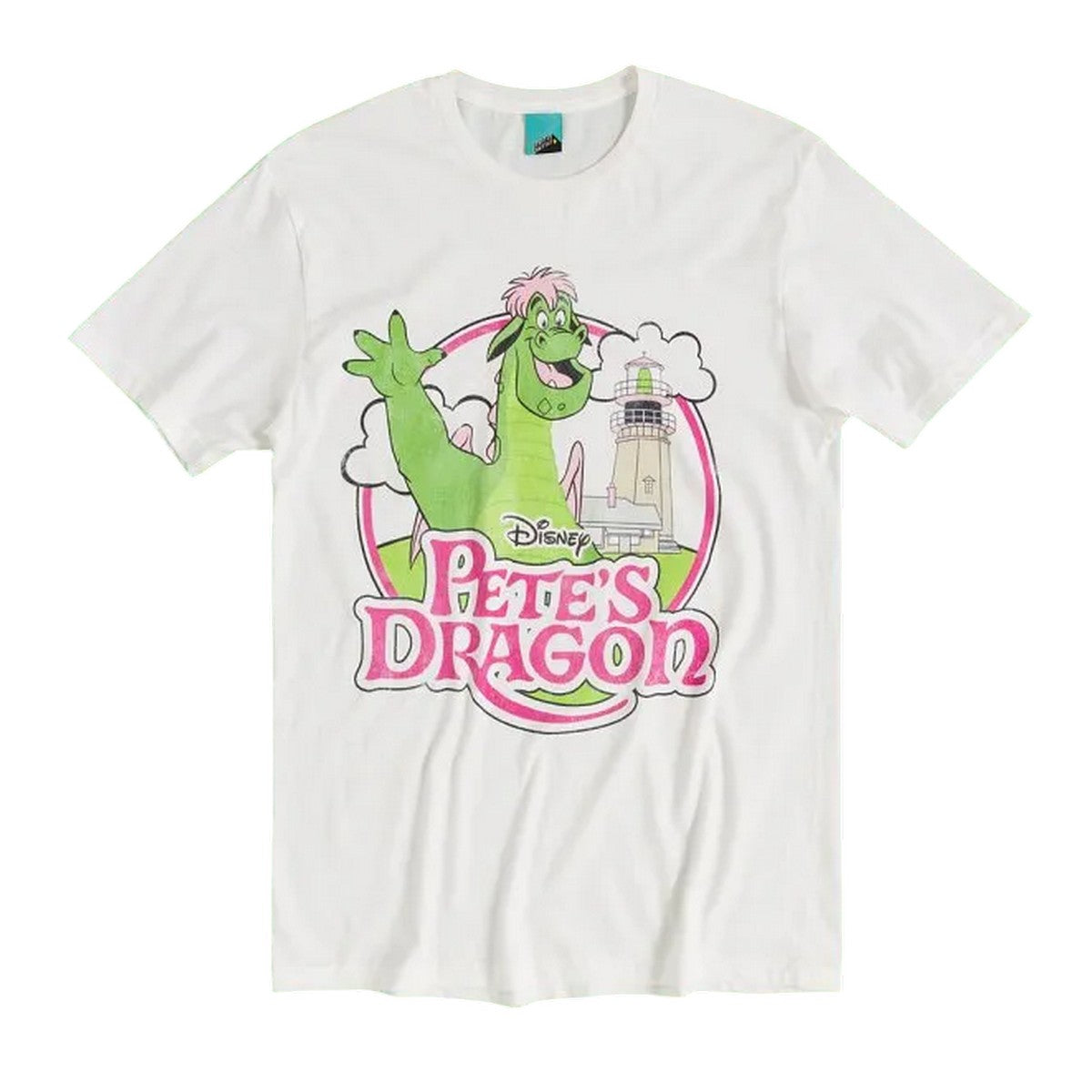 White - Front - Pete´s Dragon Unisex Adult Elliot T-Shirt