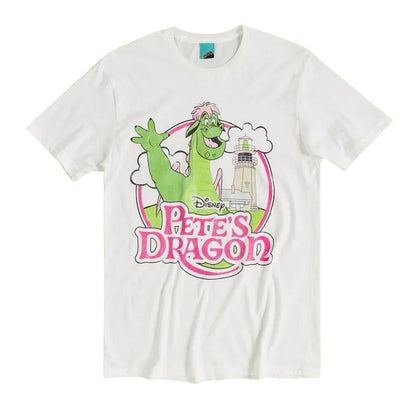White - Front - Pete´s Dragon Unisex Adult Elliot T-Shirt