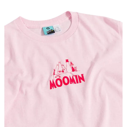 Pink - Side - Moomin Unisex Adult Adventure Back Print T-Shirt