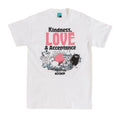 White-Off White - Front - Moomin Unisex Adult Kindness Love And Acceptance T-Shirt