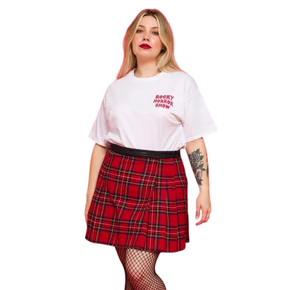 White-Off White - Lifestyle - The Rocky Horror Picture Show Unisex Adult The Time Warp Tour Back Print T-Shirt