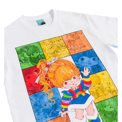 White-Off White - Side - Rainbow Brite Unisex Adult The Rainbow Land Tour T-Shirt