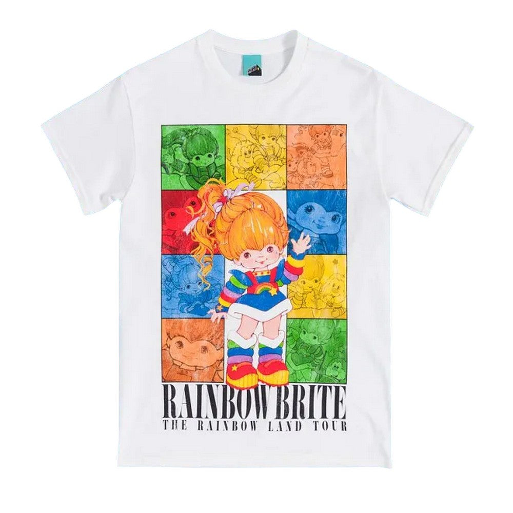 White-Off White - Front - Rainbow Brite Unisex Adult The Rainbow Land Tour T-Shirt