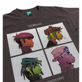 Black-Charcoal - Side - Gorillaz Unisex Adult Demon Days T-Shirt