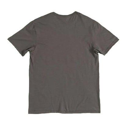 Charcoal - Back - Jurassic Park Unisex Adult Classic Logo T-Shirt