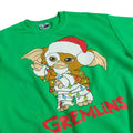 Green - Side - Gremlins Unisex Adult Festive Gizmo Sweatshirt