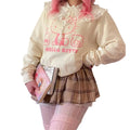 Beige - Lifestyle - Hello Kitty Unisex Adult Outline Sweatshirt
