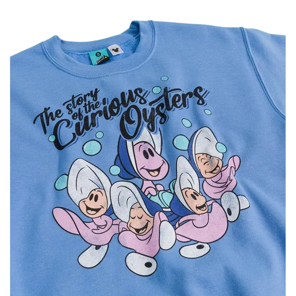 Blue - Side - Alice In Wonderland Unisex Adult The Story Of The Curious Oysters Sweatshirt