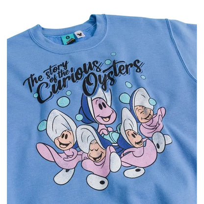 Blue - Side - Alice In Wonderland Unisex Adult The Story Of The Curious Oysters Sweatshirt