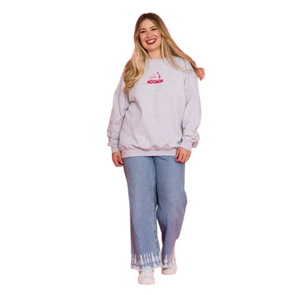 Grey - Lifestyle - Moomin Unisex Adult Adventure Back Print Sweatshirt