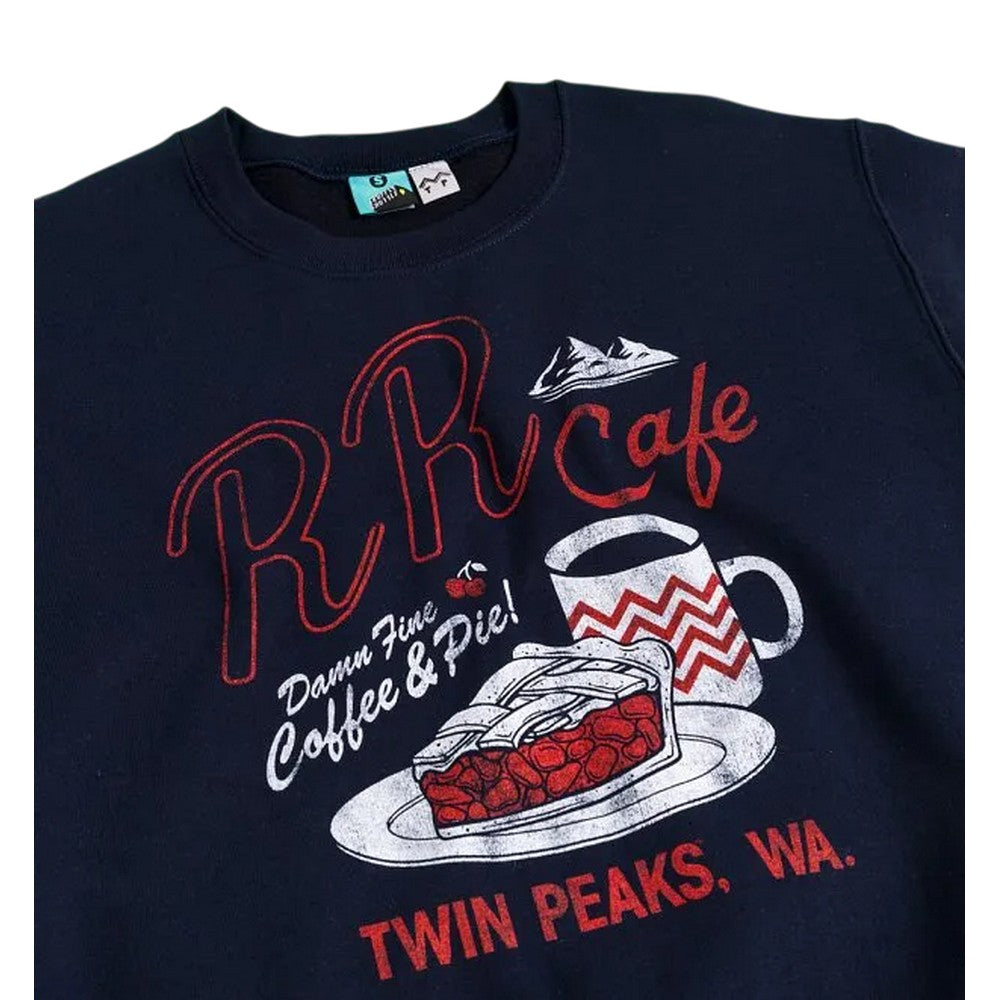 Blue - Back - Twin Peaks Unisex Adult RR Cafe Sweatshirt