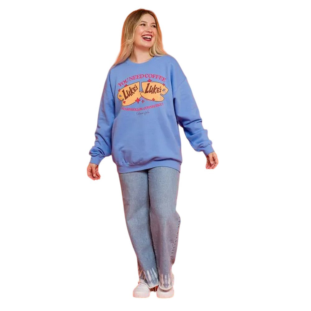 Blue - Lifestyle - Gilmore Girls Unisex Adult You Need Coffee Sweatshirt