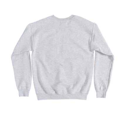 Grey - Back - Jaws Unisex Adult Shark Embroidered Sweatshirt