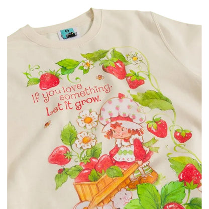 Vanilla - Side - Strawberry Shortcake Unisex Adult Let It Grow Sweatshirt