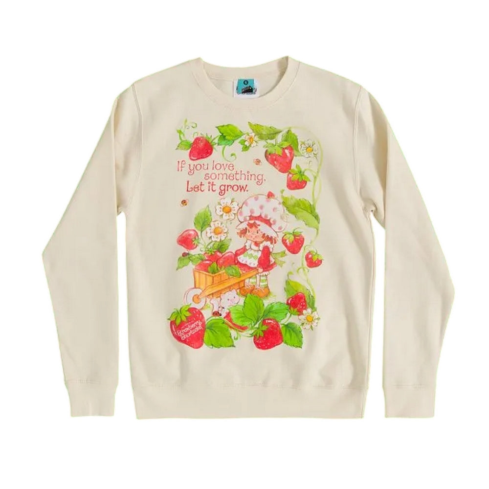 Vanilla - Front - Strawberry Shortcake Unisex Adult Let It Grow Sweatshirt
