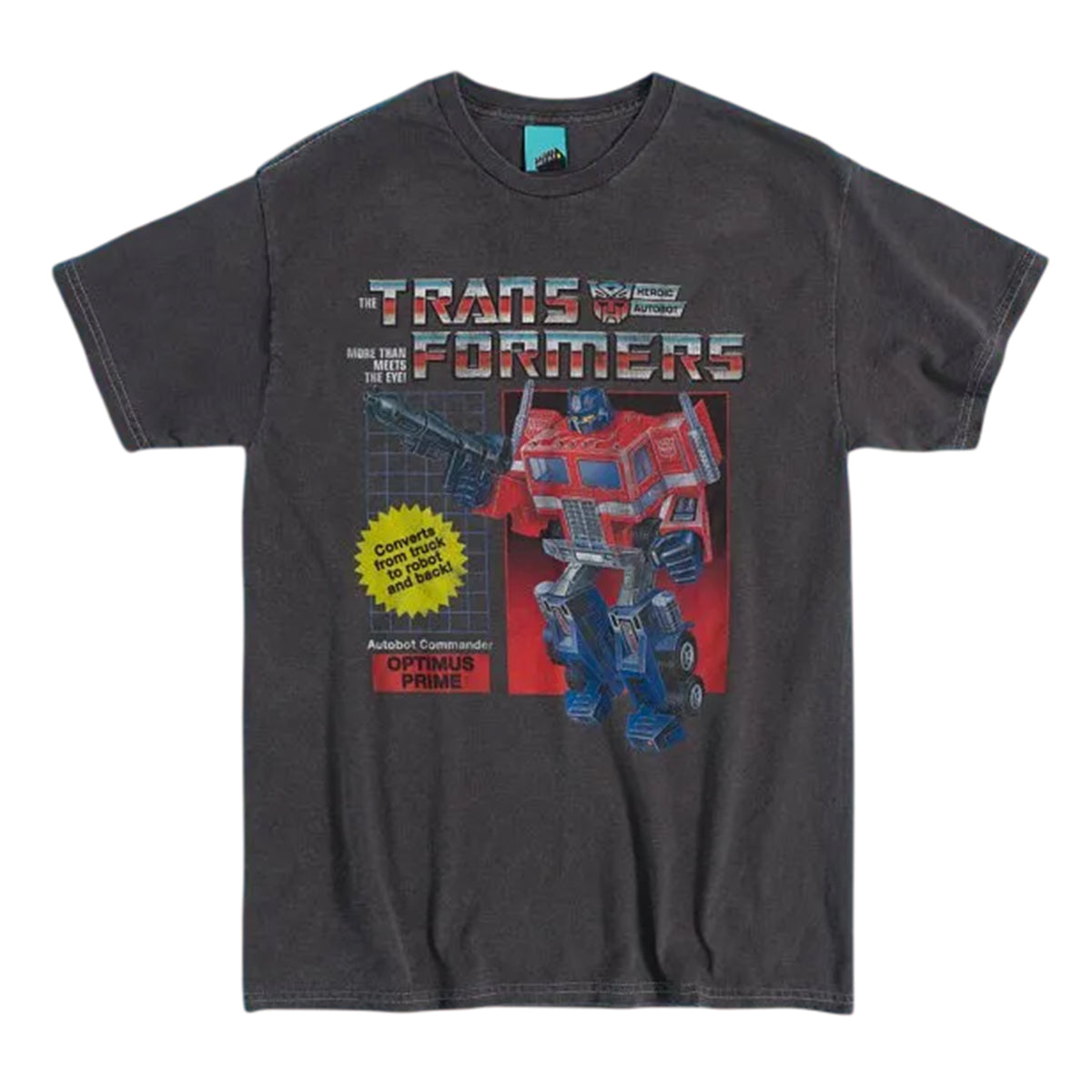 Black - Front - Transformers Unisex Adult Optimus Prime T-Shirt