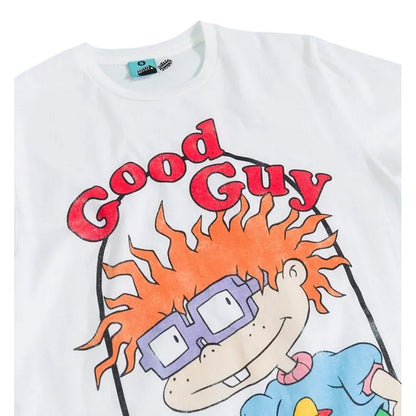 White-Off White - Side - Rugrats Unisex Adult Good Guy Chuckie T-Shirt