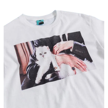 White-Off White - Side - James Bond Unisex Adult Ive Been Expecting You T-Shirt