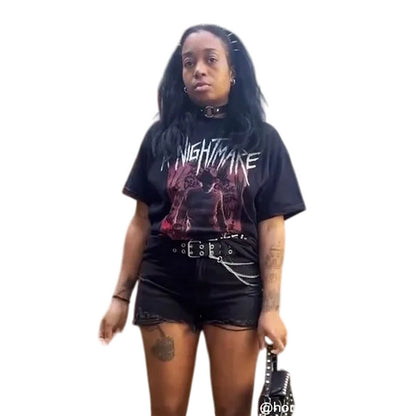 Black-Charcoal - Lifestyle - A Nightmare On Elm Street Unisex Adult T-Shirt
